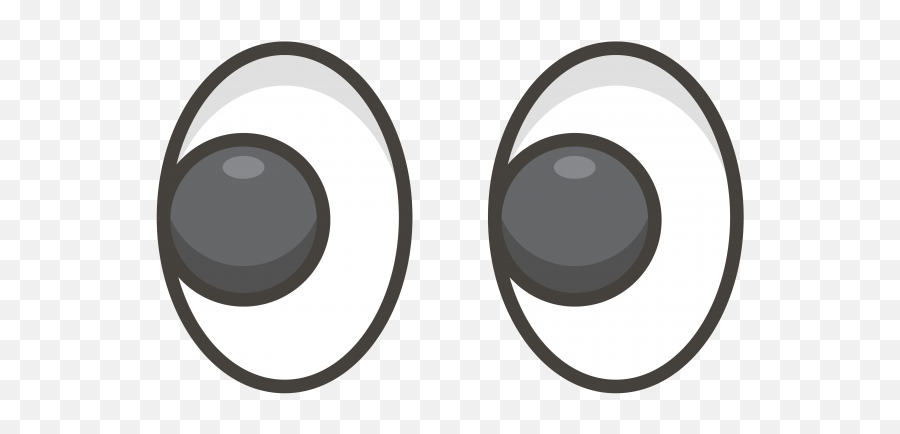 Download Eyes Emoji - Full Size Png Image Pngkit Dot,Eyes Emoji Png