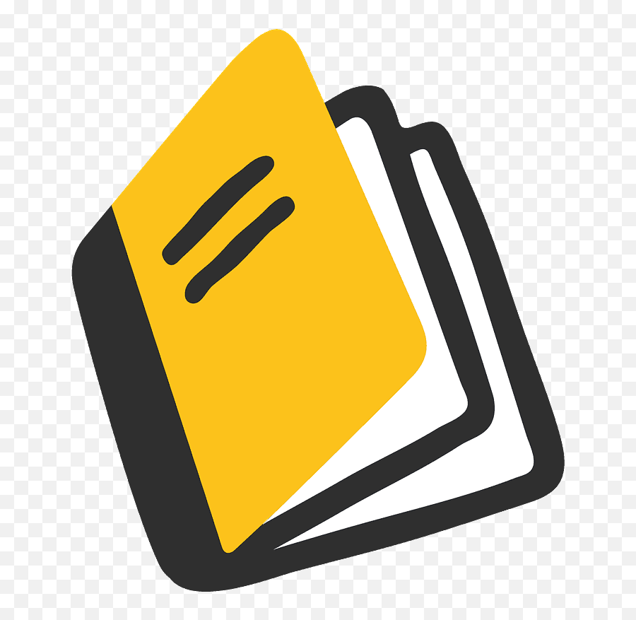 Notebook Emoji Clipart - Notebook Emoji,Emoji Notepad
