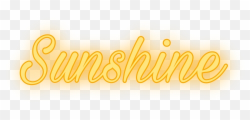 light neon sunshine text Sticker by Mabiliii - Horizontal Emoji