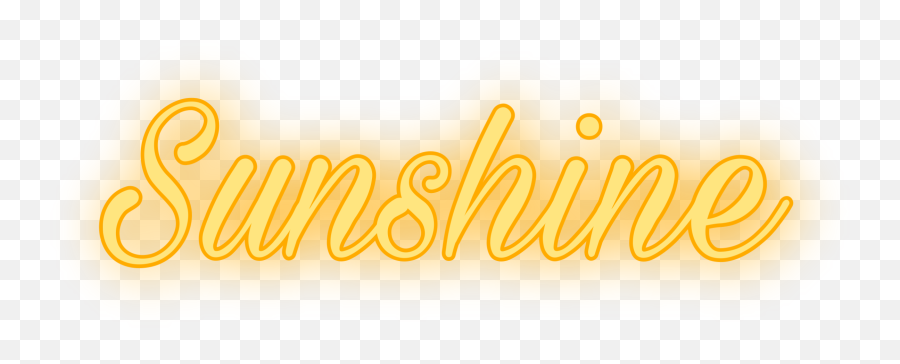 Light Neon Sunshine Text Sun Sticker By Mabiliii - Horizontal Emoji,Emoji Sentence Maker
