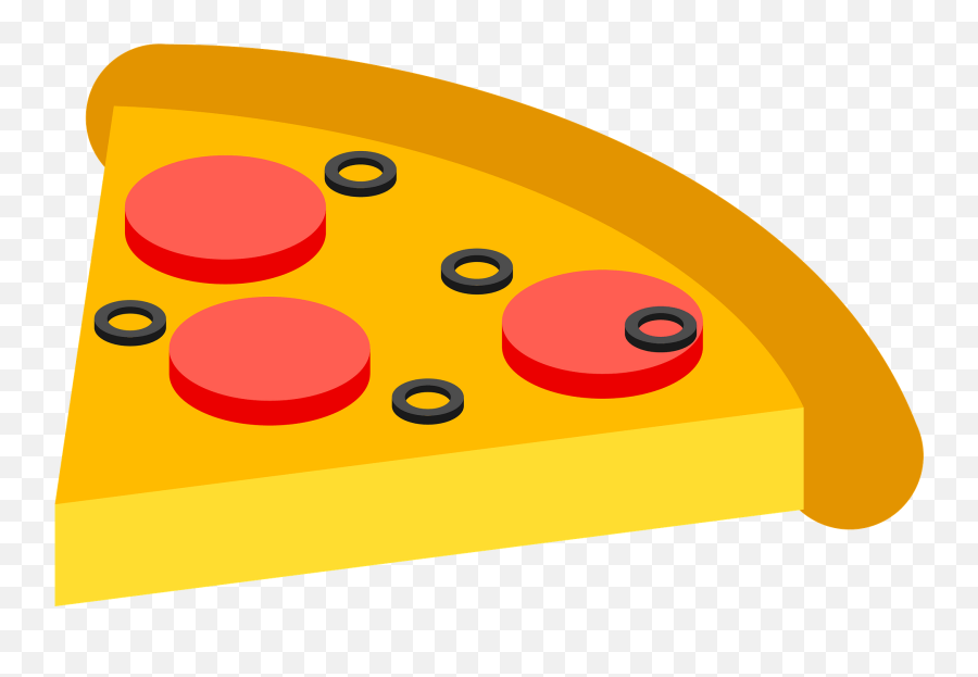Pizza Slice Clipart - Dot Emoji,Pizza Slice Emoji
