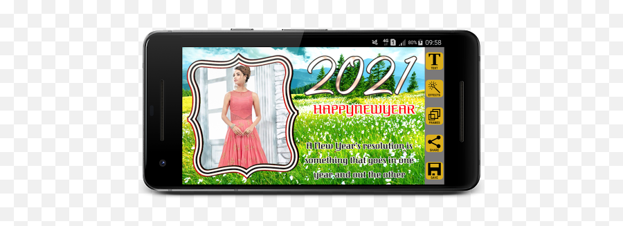 Happy New Year Greetings 2021 By Ramkumarapps - More Display Device Emoji,Happy New Year Emoji Text