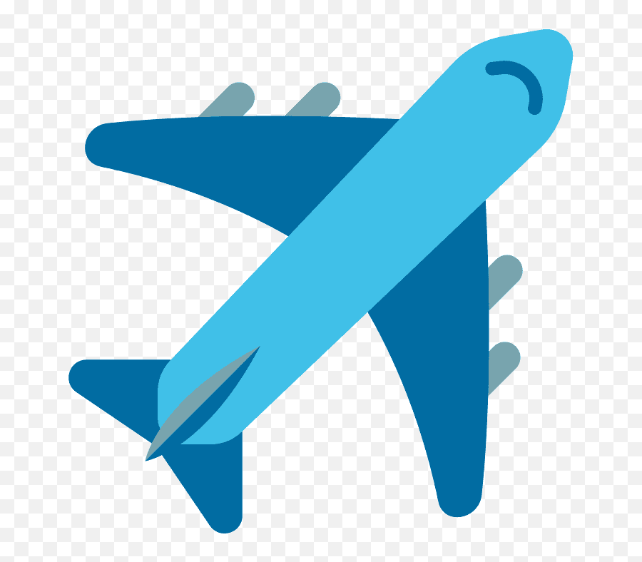 Airplane Emoji Clipart - Aircraft,Airport Emoji