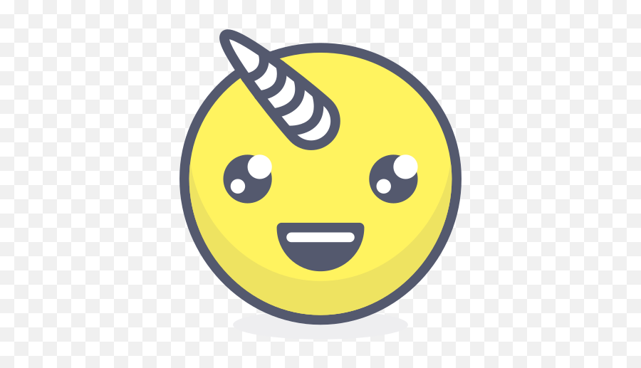 Unicorn - Unicorn Smiley Emoji,Rotating Thinking Emoji