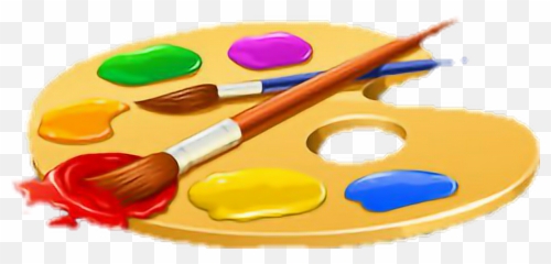Palette Paint Paintbrush Paintpalette - Art Brushes And Paint Emoji,Paint Palette Emoji