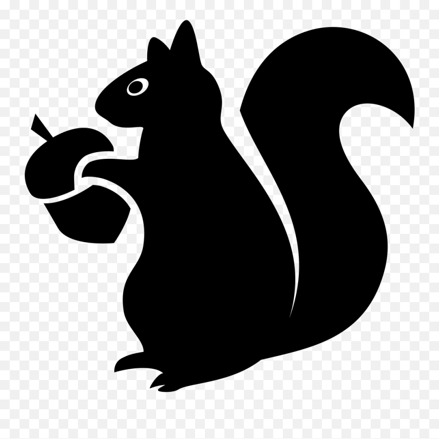 Free Squirrel Silhouette Vector Download Free Clip Art - Squirrel Silhouette Png Emoji,Squirrel Emoji
