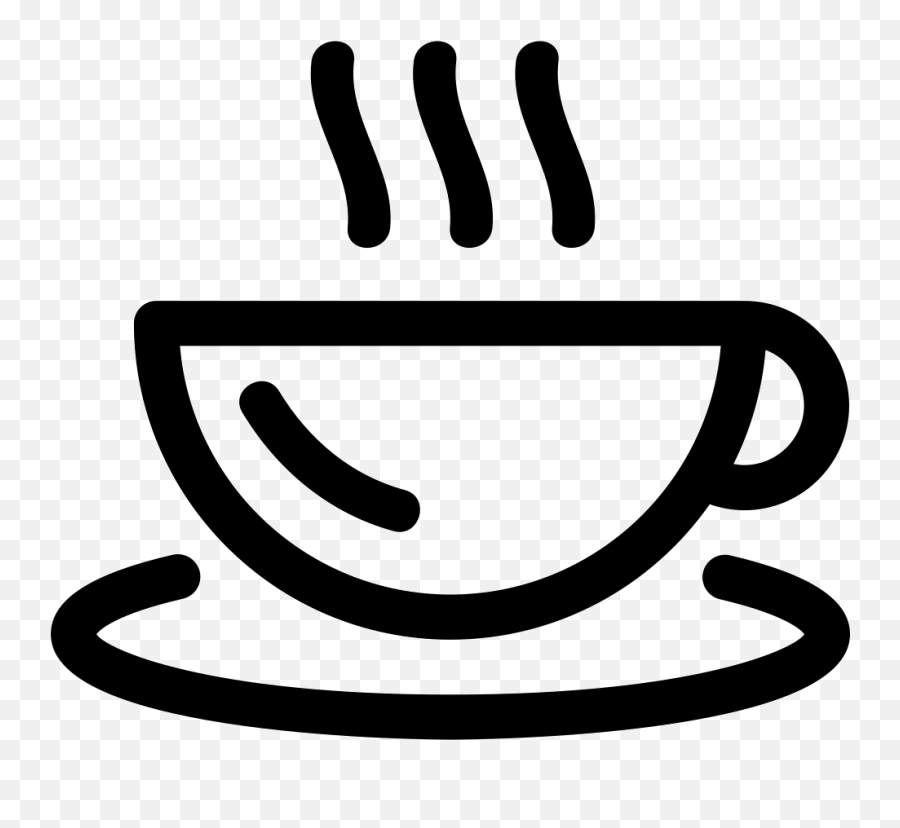 Hot Coffee Mug Outline Svg Png Icon - Hot Coffee Png Icon Emoji,Coffee Emoticon