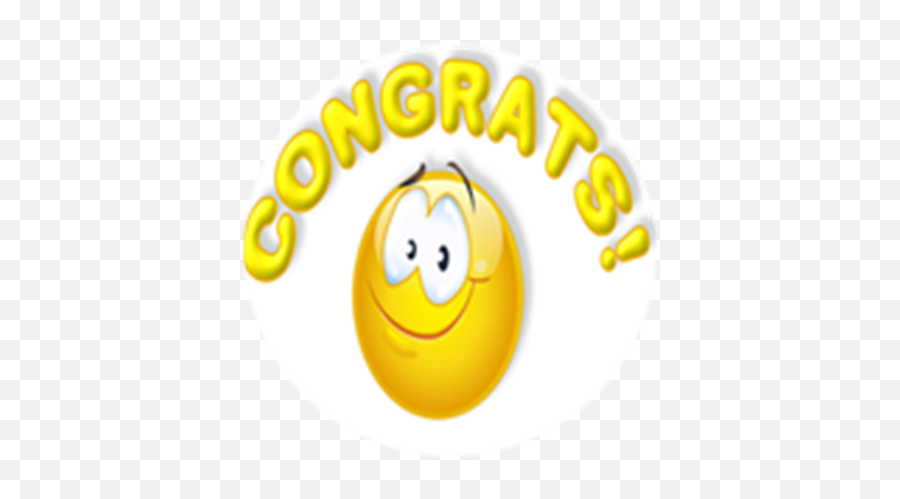 Congrats You - Smiley Emoji,Congrats Emoticon