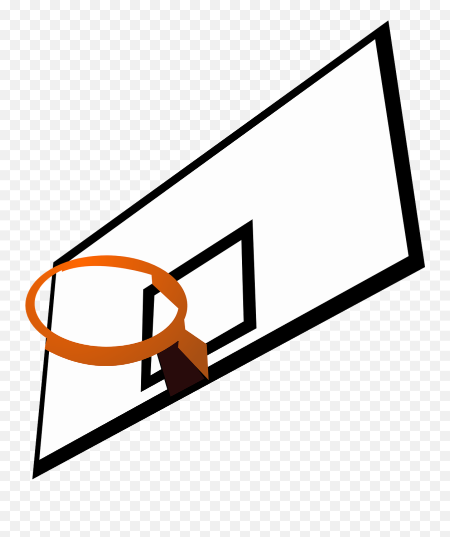 Backboard Rim Basketball Sports - Basketball Hoop Clip Art Emoji,Pro Soccer Emojis
