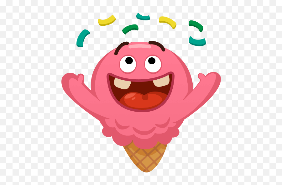 Pinky Ice - Cartoon Emoji,Pinky Emoji