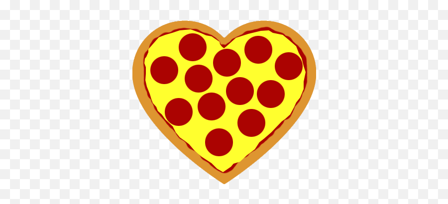 Pizza Emoji Stickers - Heart,Pizza Emoji