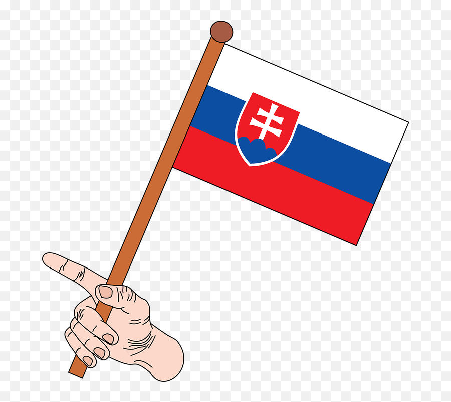 Flag Of Slovakia - Cartoon French And Indian War Emoji,Slovakia Flag Emoji