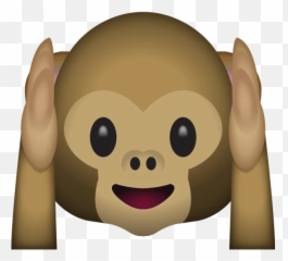 Hear No Evil Monkey Emoji -