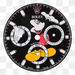 Mickey Mouse Dial For Rolex Daytona - Rolex Daytona Mickey Mouse Emoji,Mickey Mouse Emoticon