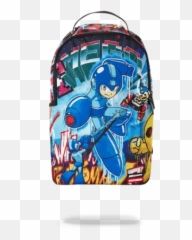 Backpacks - Sprayground Megaman Vandal Emoji,Emoji Bookbags