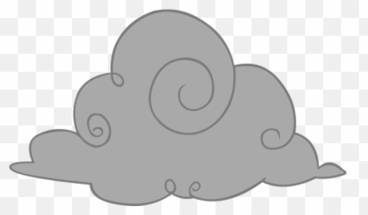 Collection Of Thunderstorm Clipart - Spooky Clouds Emoji