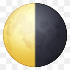 Last Quarter Moon Emoji -