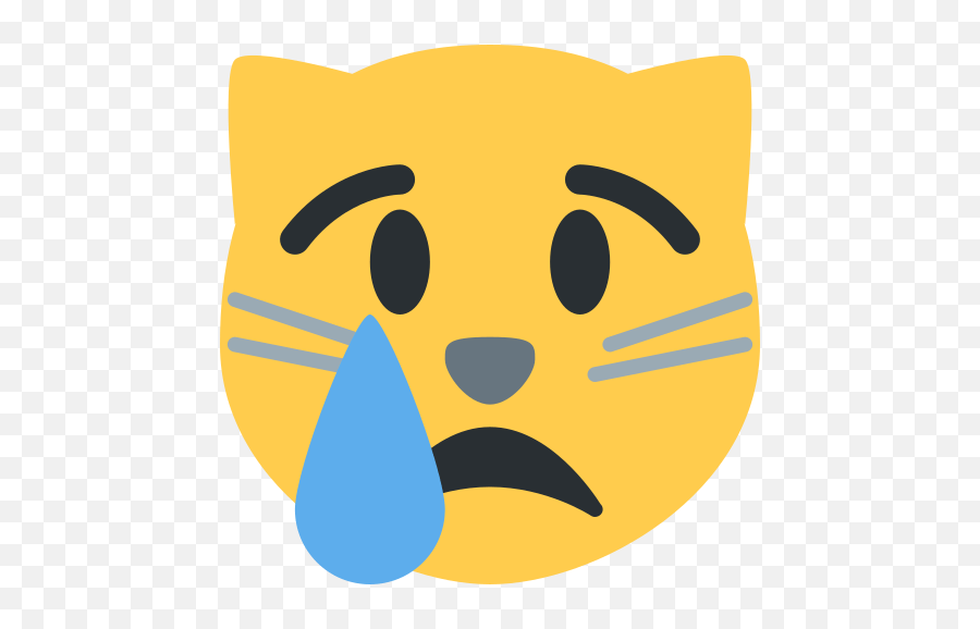 Crying Cat Face Emoji Meaning With Pictures - Crying Cat Emoji,Crying Emoji