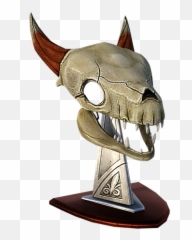 Skull Bones Horns - Figurine Emoji
