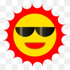 Sun with sunglasses clipart picture ClipartMonk - Free Three Trees Church Russell Springs Ky Emoji