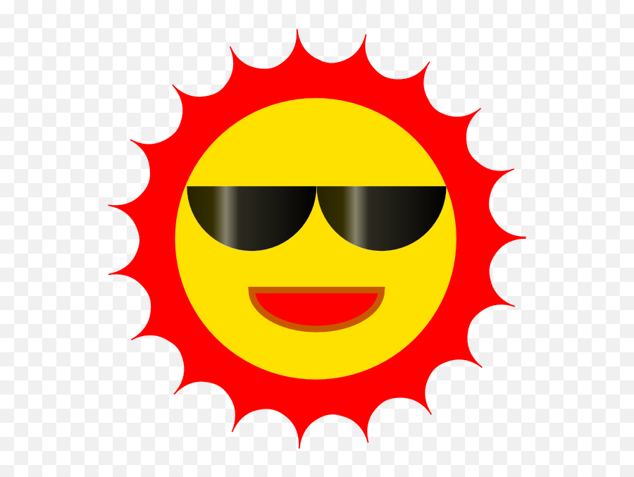 Sun With Sunglasses Clipart Picture Clipartmonk - Free Three Trees Church Russell Springs Ky Emoji,Hi Five Emoticon