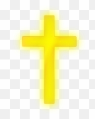 Cross Clipart Yellow - Vector Cruz Amarilla Png Emoji