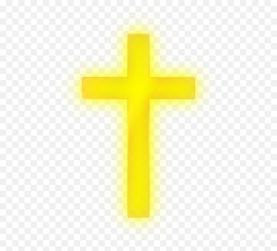 Cross Clipart Yellow - Vector Cruz Amarilla Png Emoji,Crucifix Emoji