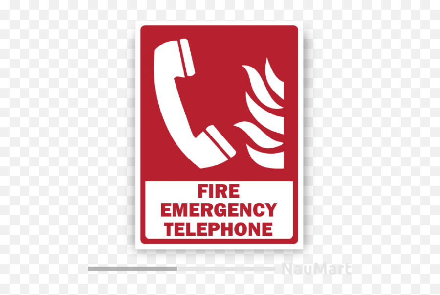Fire Emergency Telephone Sign - Graphic Design Emoji,Fire Extinguisher Emoji