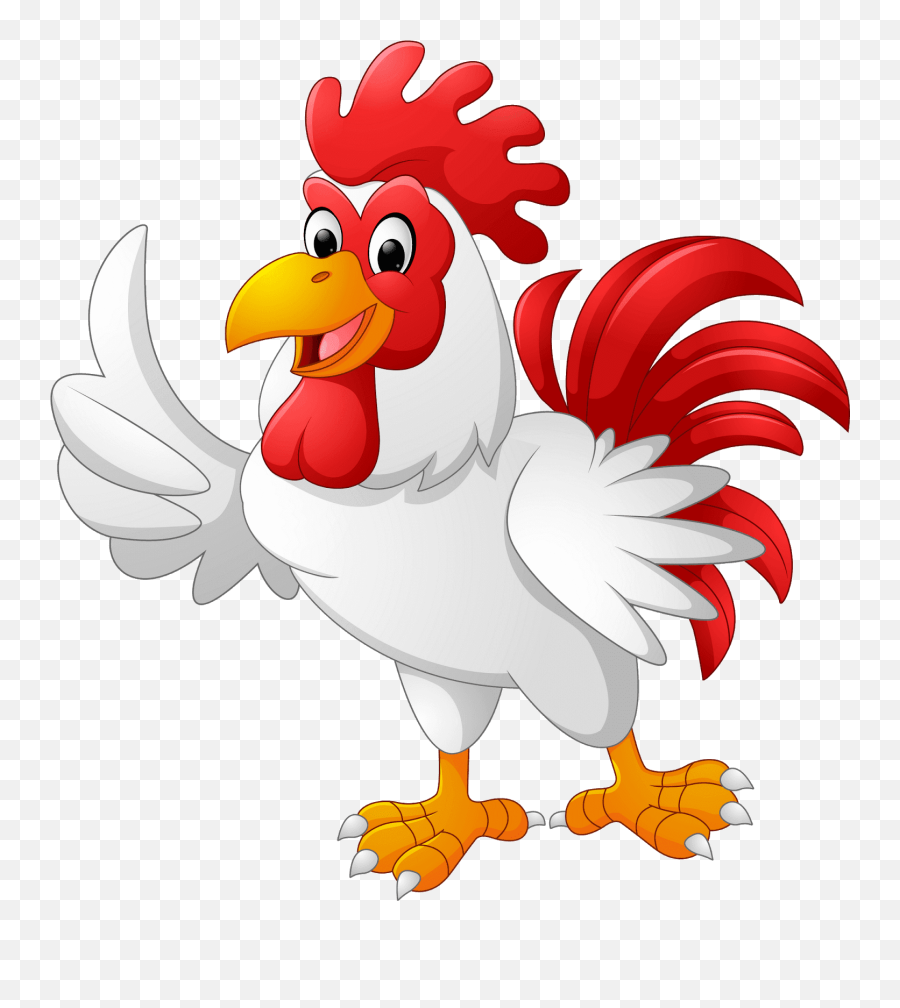 Transparent Cartoon Chicken Clipart - Cartoon Transparent Background Chicken Png Emoji,Chicken Emoji Png