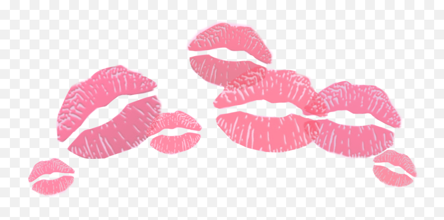 Kiss Emoji Crown Love Snapchat Instagram Couple Inlove - Illustration,Lipstick Kiss Emoji