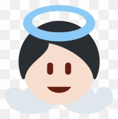 Twemoji2 1f47c - Rosto De Anjo Emoji,Angel Emoji Png