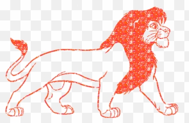 Lion King Glitter Gif PicGifscom - Transparent Emoji