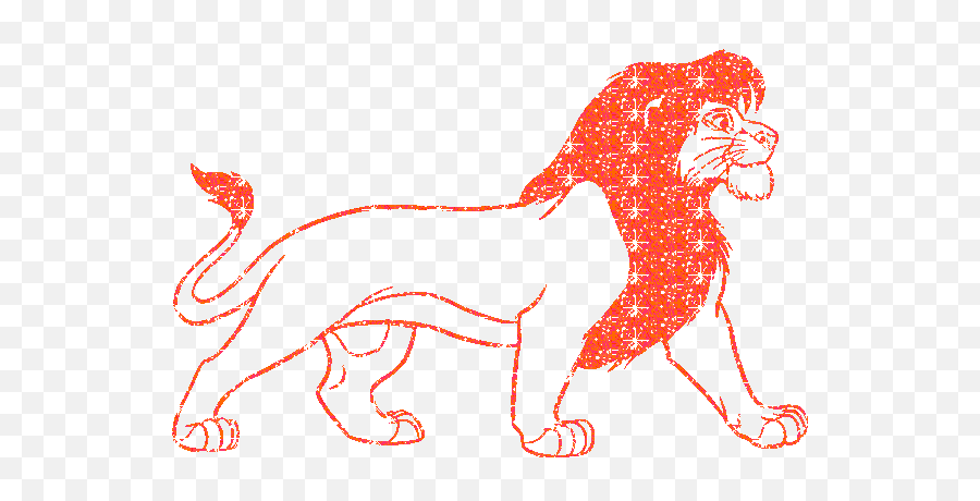 Lion King Glitter Gif Picgifscom - Transparent Lion King Gif Emoji,Lion Emoticons