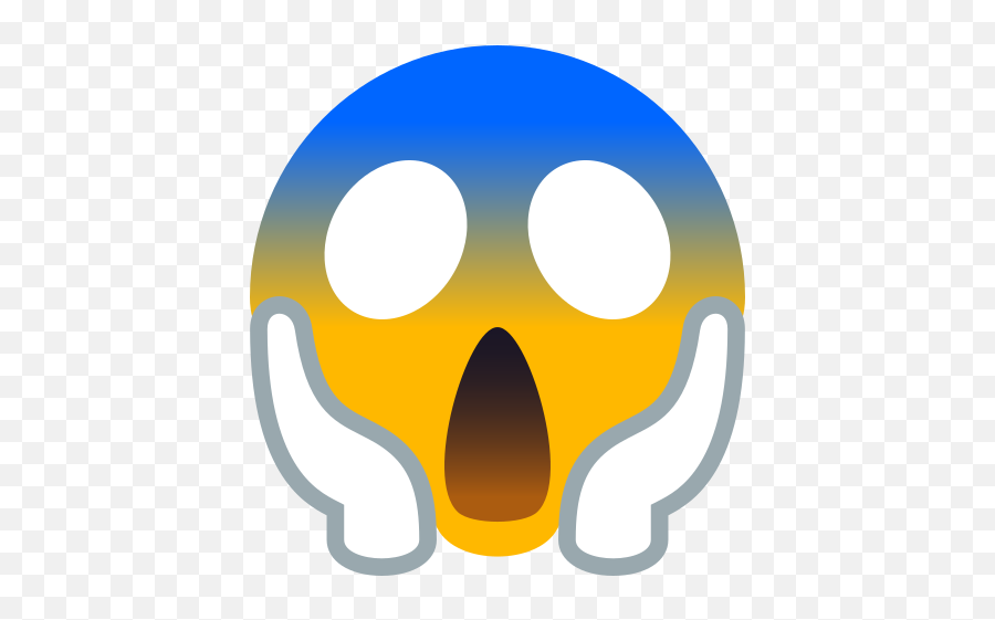 Emoji Face That Screams In Fear To Copypaste Wprock - Emoji Peur,Explosion Emoji