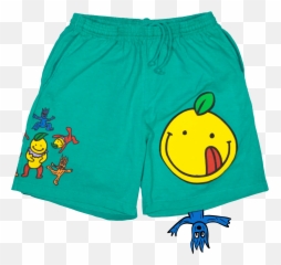 Lenny x Lemon Man Shorts u2013 THE LYRICAL LEMONADE SHOP - Lyrical Lemonade X Emoji