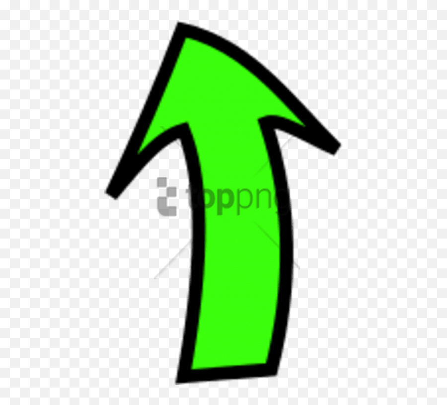 Free Png Curved Arrow Pointing Up Png - Transparent Background Yellow Curved Arrow Hd Emoji,Arrow Up Emoji
