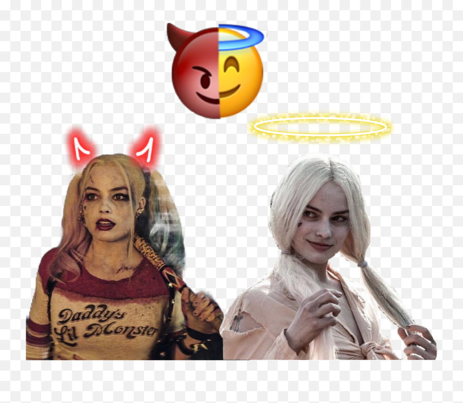 Harley Quinin Iki Sticker - Fictional Character Emoji,Harley Quinn Emoji