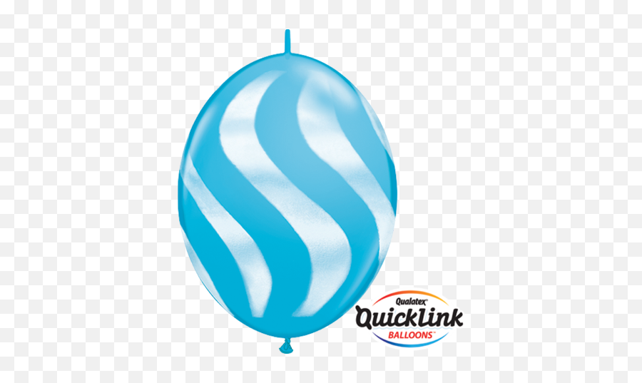 50 X 12 White U0026 Robinu0027s Egg Blue Wavy Stripes Quick Link - Balloon Emoji,Wavy Emoji
