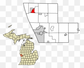 Muskegon County Michigan Incorporated And - Standish On Michigan County Map Emoji,Sh Emoji