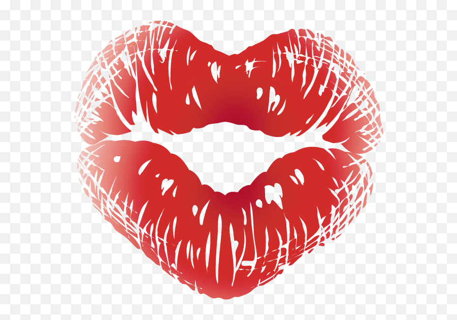 Kiss Lips Png 232 - Lip Stick Kiss Clipart Emoji,Kiss Mark Emoji Png