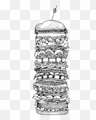 Big Sandwich Vector Image - Hamburger Emoji,Peanut Butter Emoji