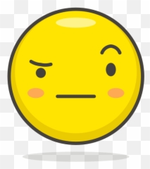 Face With Raised Eyebrow Free Icon - Emoji