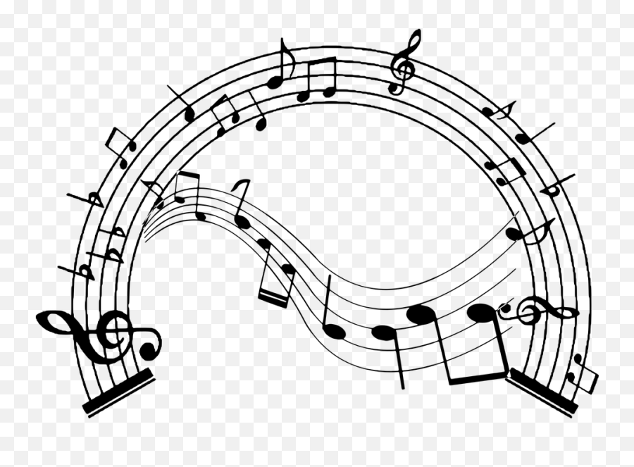Silhouette Musical Note - Music Notes Png Transparent Emoji,Music Note Emojis