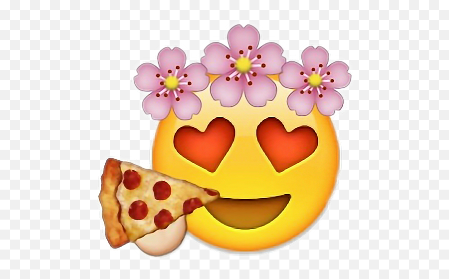 Pizza Emoji Emojis Emojisticker Emojiwhatsapp Emojiedit - Got Heart Eyes For You,Pizza Emoji