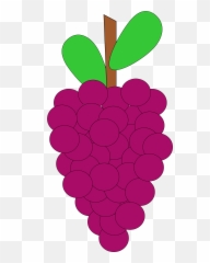 Grapes Clipart Grape Fruit Clip Art Downloadclipart Org - Grape Fruits Animated Png Emoji,Grape Emoji