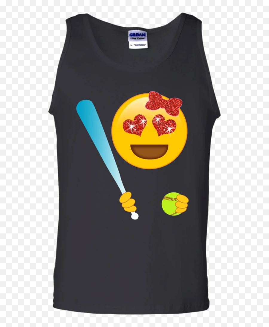 Cute Emoji Softball Player,S Emoji