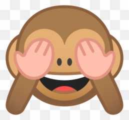 See - Monkey Covering Eyes Emoji