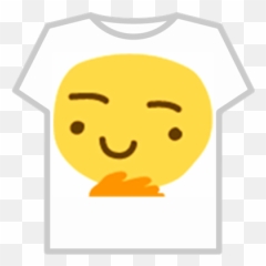Derp Thinking Emoji - Bfdi Firey T Shirt,Thinking Of You Emoji