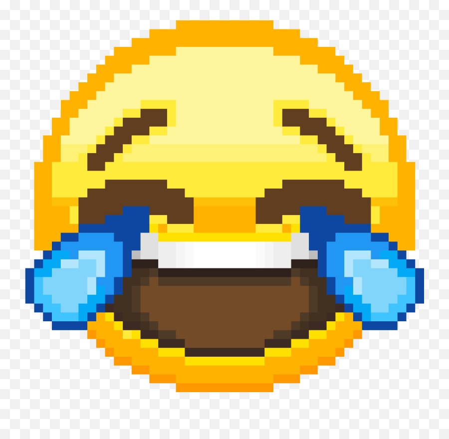 Pixilart - Pixel Art Avengers Logo Emoji,Crying Emoji