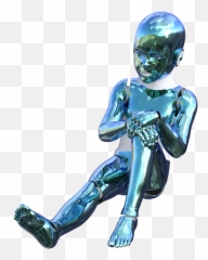 Robot Cyborg Futuristic Artificial - Transparent Emoji